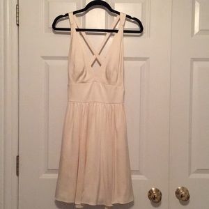 BHLDN Nicole Miller white dress NBW 100% silk